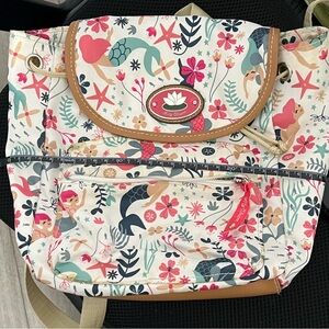 Cute Floral Canvas Backpack